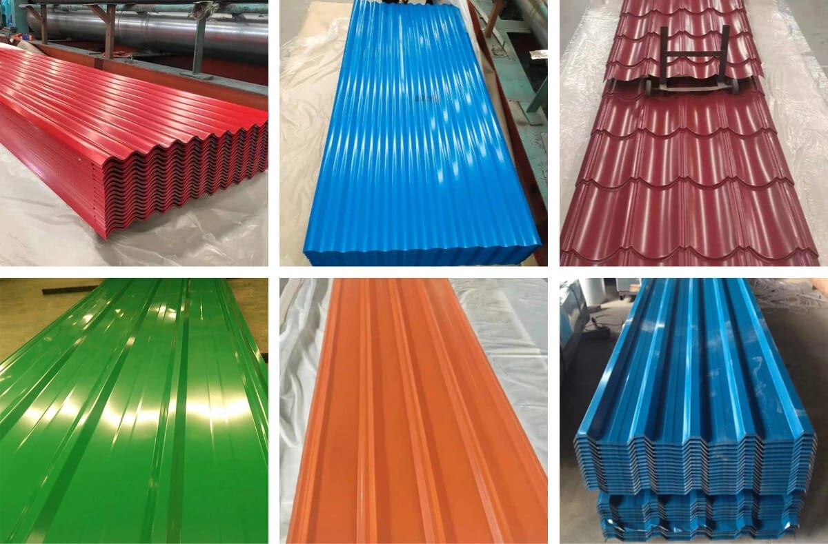 Color coated galvalume steel PPGL sheet